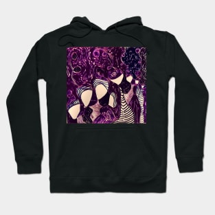 Purple crowd Hoodie